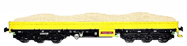  NW22979 - H0 - Flachwagen Samms-u 454, Sand-Ladung, DB AG, Ep. VI